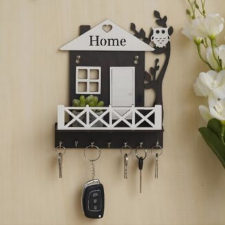 Ullu 7 Huk Wooden Key Holder