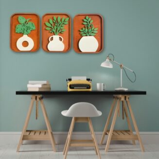 Wall Hangings Set Of 3 Pics