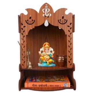 Wooden home temple, for pooja room and office