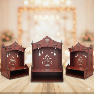 wooden mandir for office and home use